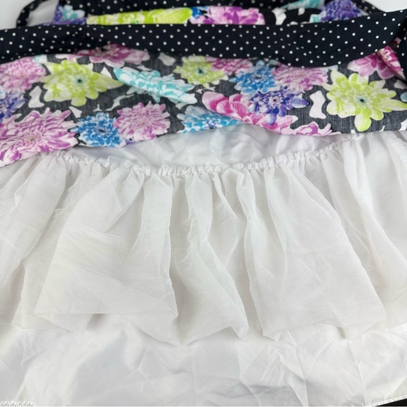 Bonnie‎ Jean Girls Floral Fit & Flare Dress Size 18.5 Plus Easter Party - Picture 8 of 9